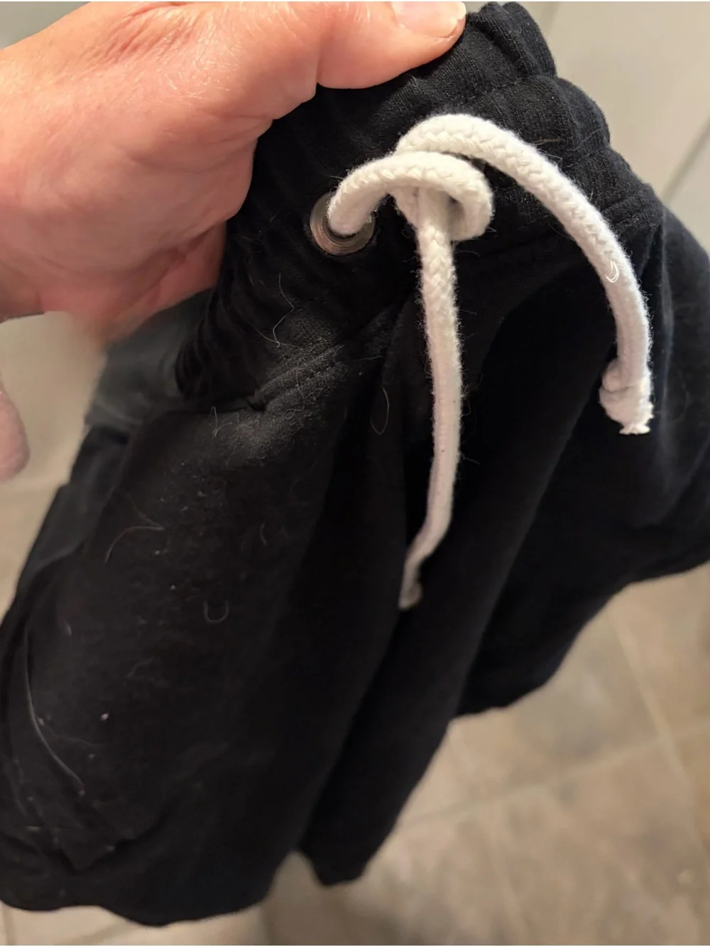 North Face Black Drawstring Jogger Pants. S